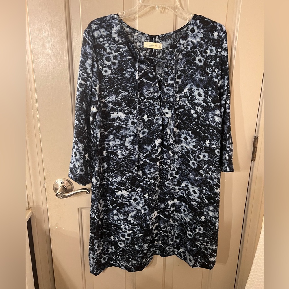 Abercrombie & Fitch | Floral Blue Dress
